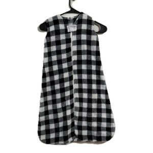 Black and White Checkered Sleep Sack Pajamas